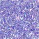 Abalorios Miyuki Long Magatama 4x7mm - Lilac lined crystal ab LMA-2145